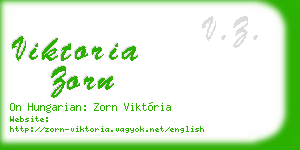 viktoria zorn business card